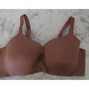 Wacoal Bra 40DD Brown Flawless Comfort Underwire Seamless Back Closure 853326